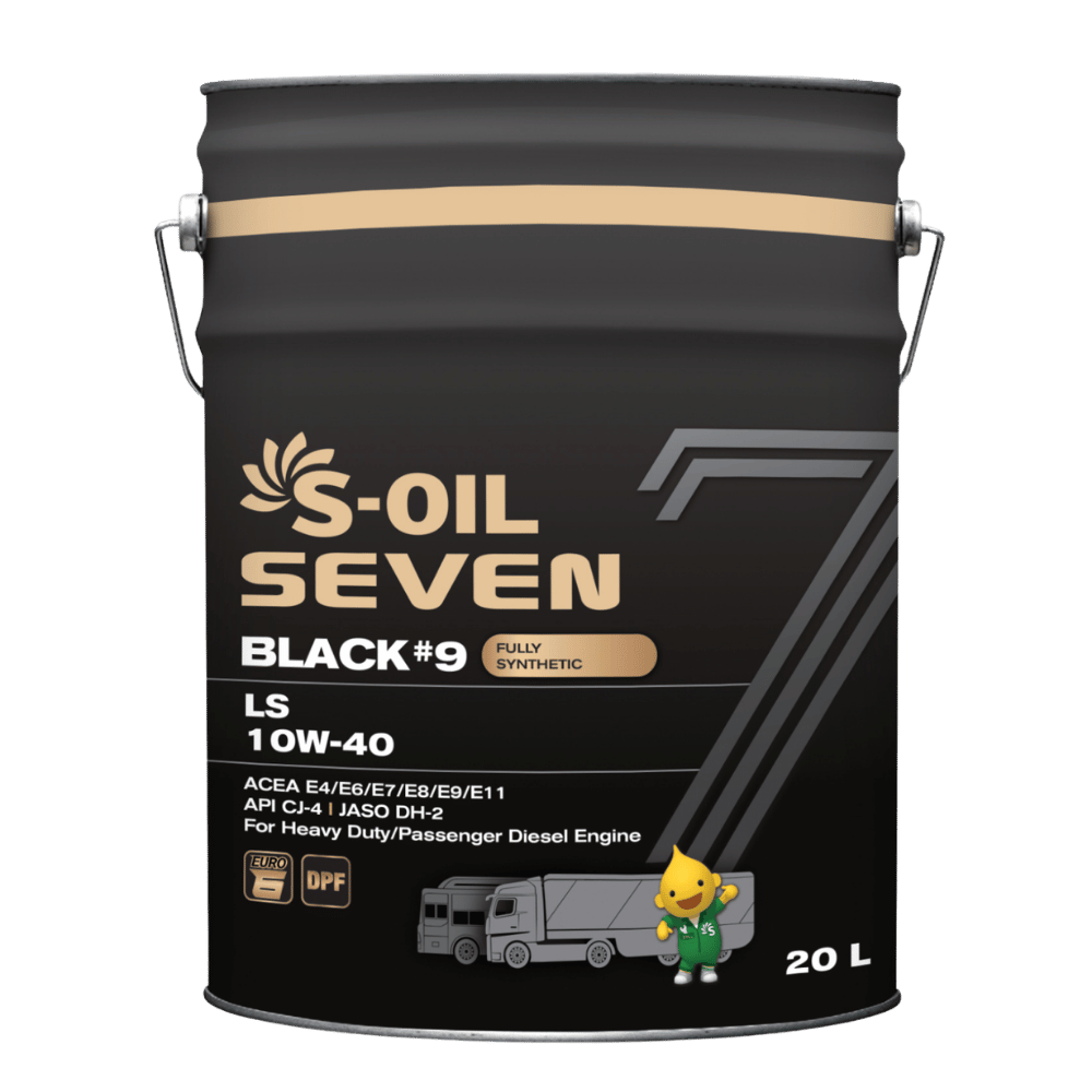 S-OIL 7 BLACK #9 LS 10W-40