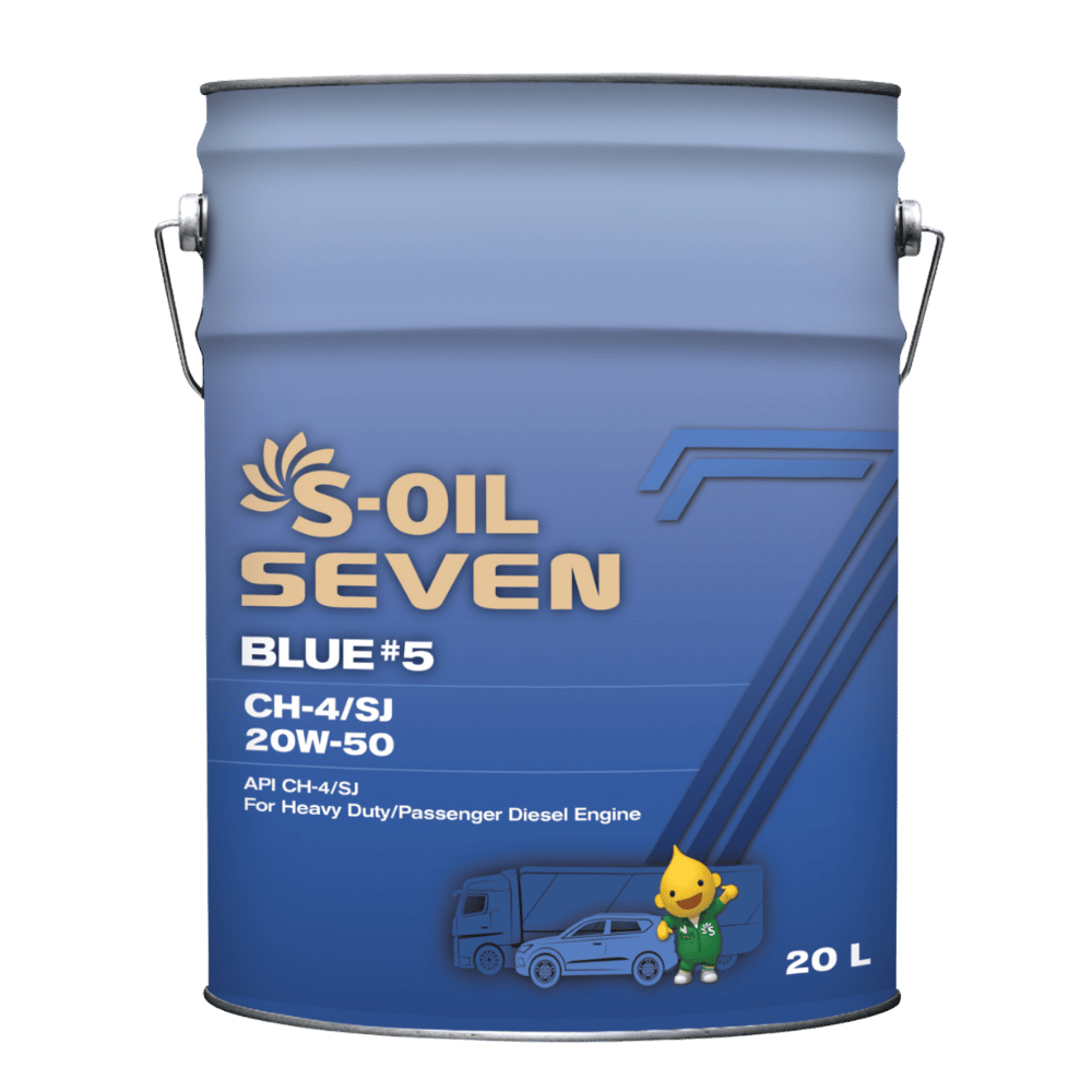 S-OIL 7 BLUE #5 CH-4/SJ 20W-50